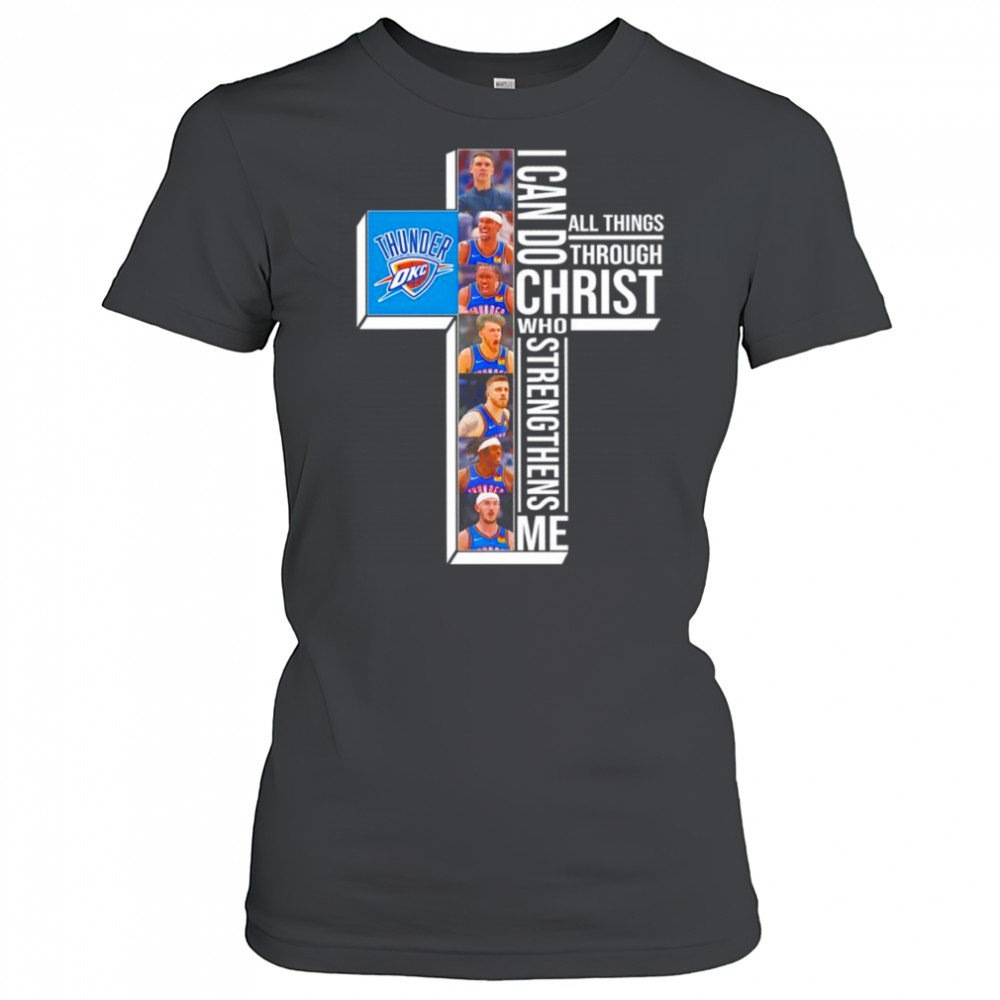 I can do all things through Christ who strengthens me OKC Thunder player shirt Women's T-shirt