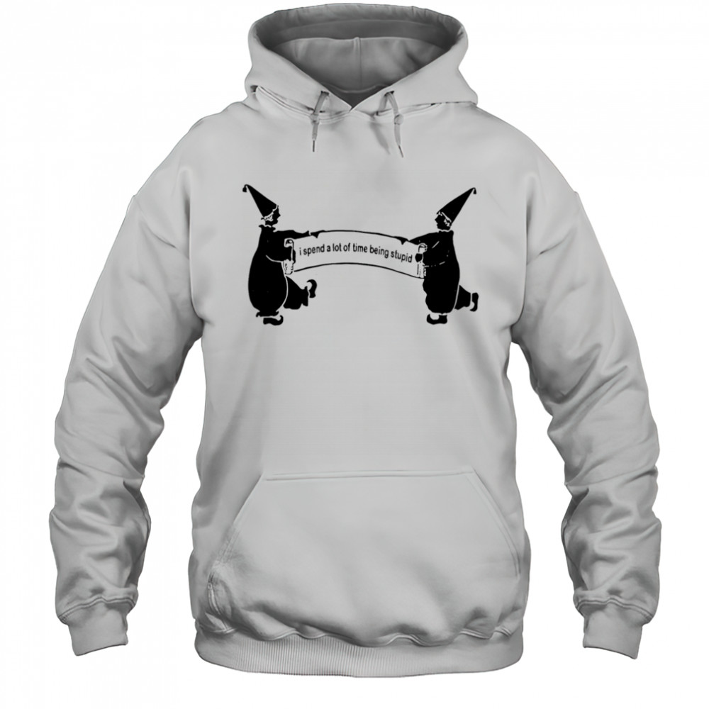 I Spend A Lot Of Time Being Stupid shirt Hoodie