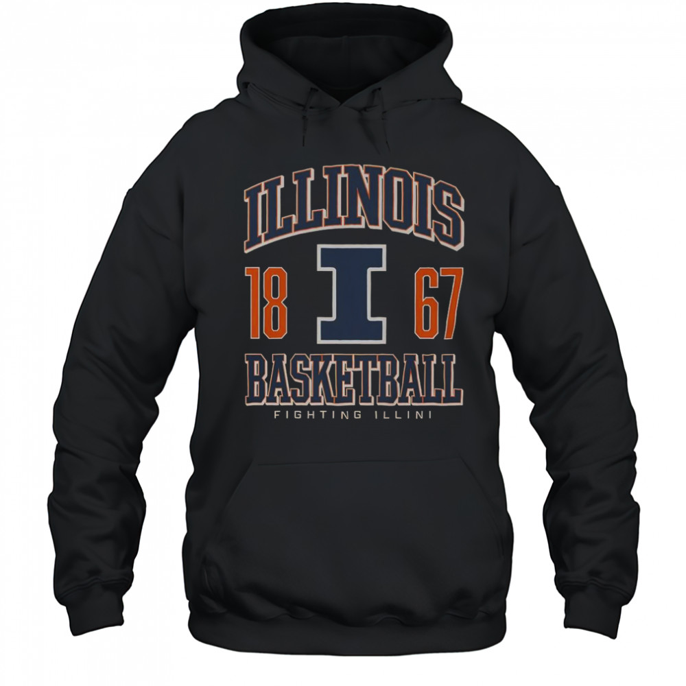 Illinois Fighting Illini Basketball T-Shirt Hoodie