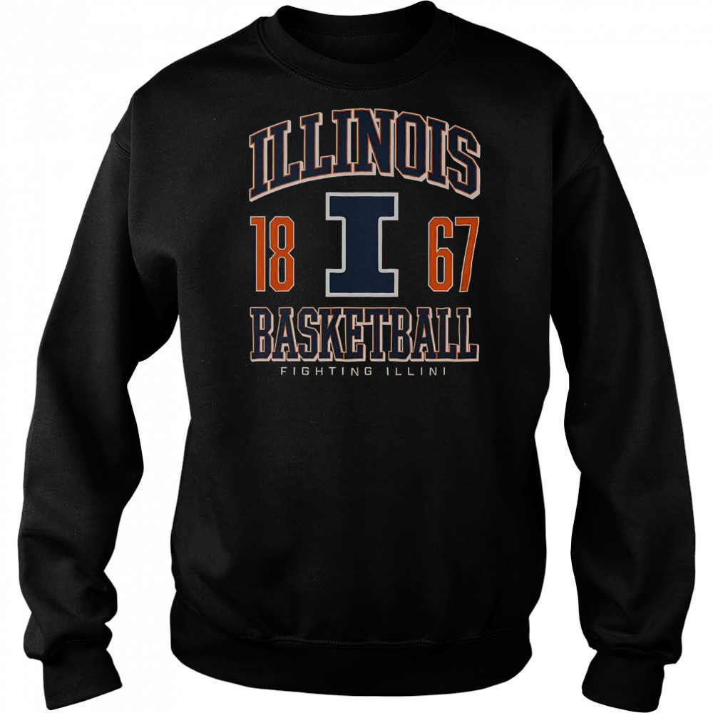 Illinois Fighting Illini Basketball T-Shirt Hoodie