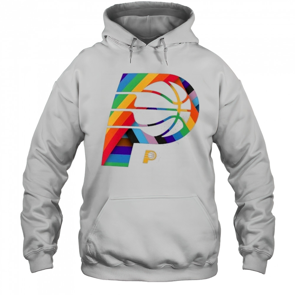 Indiana Pacers Team Logo Pride T-Shirt Hoodie