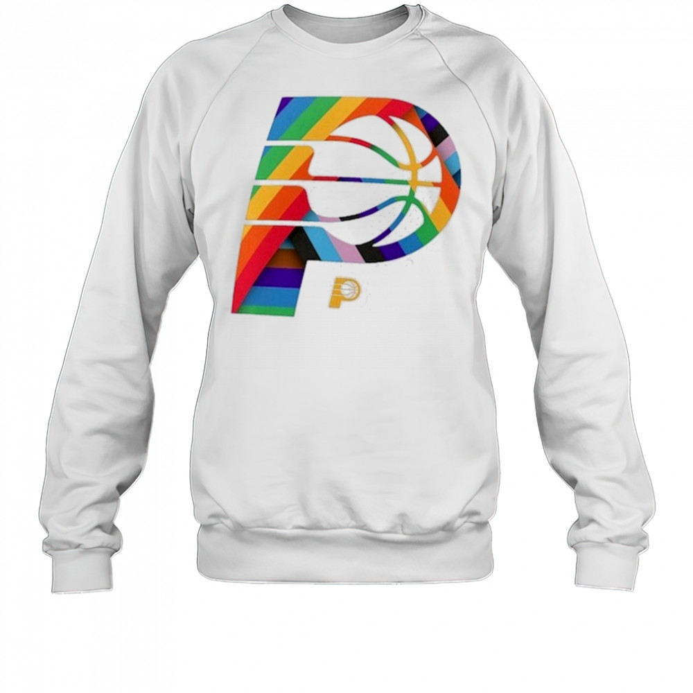 Indiana Pacers Team Logo Pride T-Shirt Sweatshirt