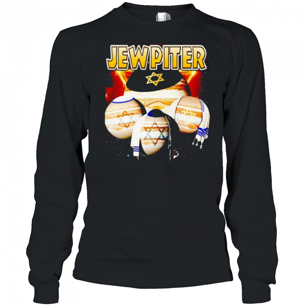 Jewpiter Jewish Themed Jupiter shirt Long Sleeved