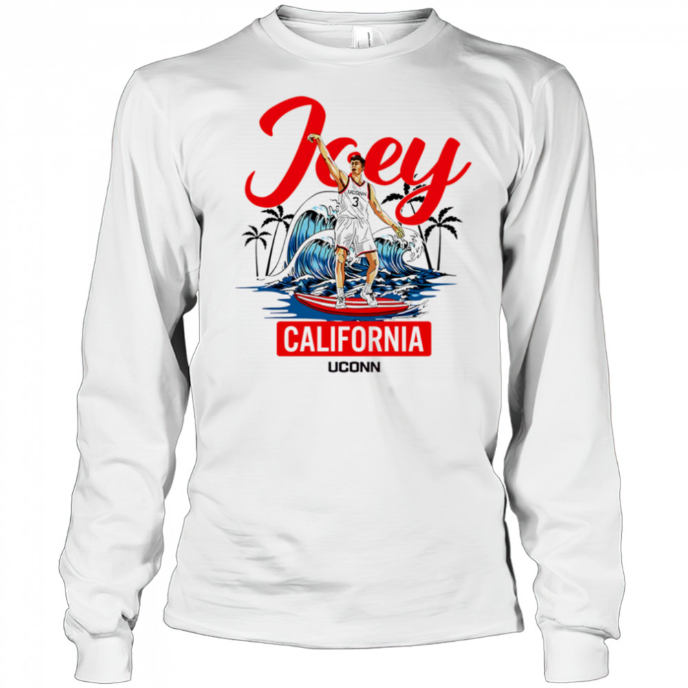Joey California Uconn shirt Long Sleeved