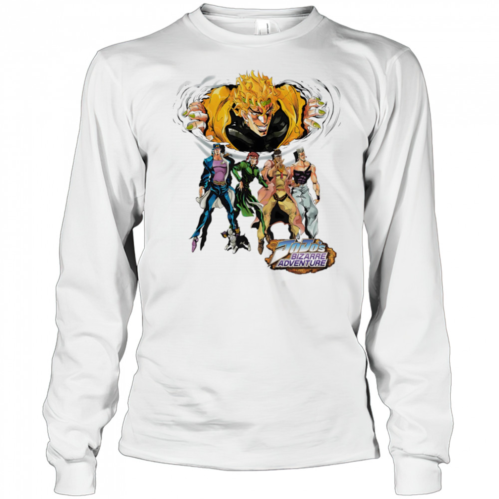 Jojo’s Bizarre Adventure character graphic shirt Long Sleeved