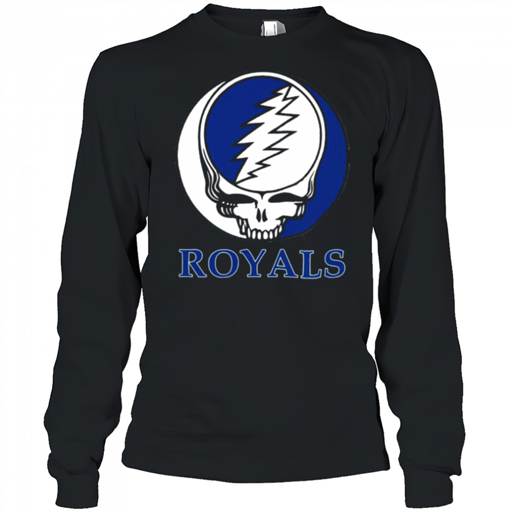 Kansas City Royals Grateful Dead logo shirt Long Sleeved