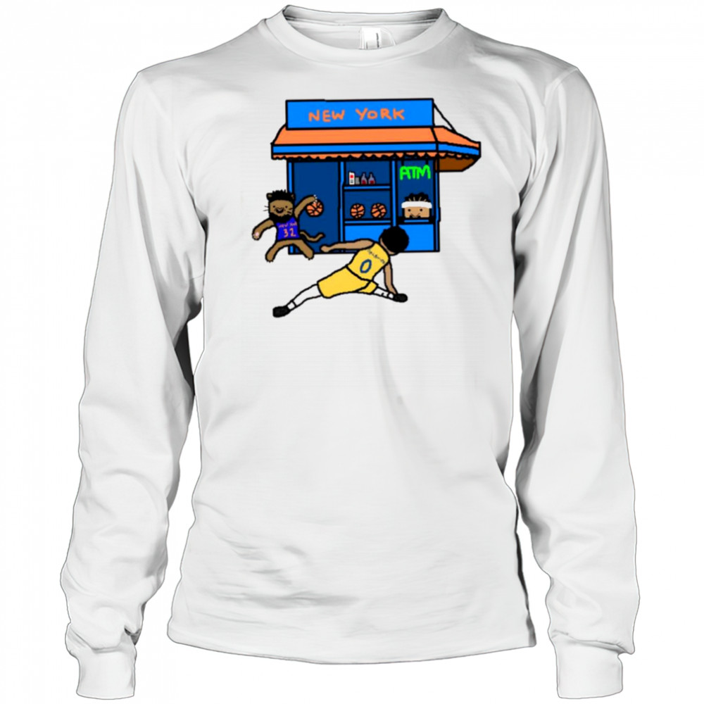 Karl Anthony Towns Bodega KAT vs Tyrese Haliburton cartoon shirt Long Sleeved