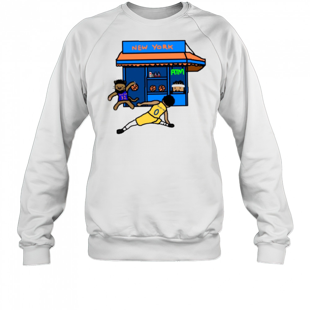 Karl Anthony Towns Bodega KAT vs Tyrese Haliburton cartoon shirt Sweatshirt