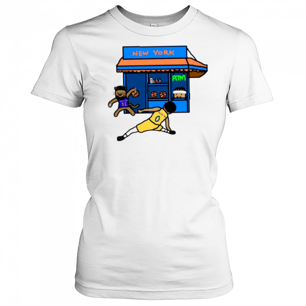 Karl Anthony Towns Bodega KAT vs Tyrese Haliburton cartoon shirt Women's T-shirt