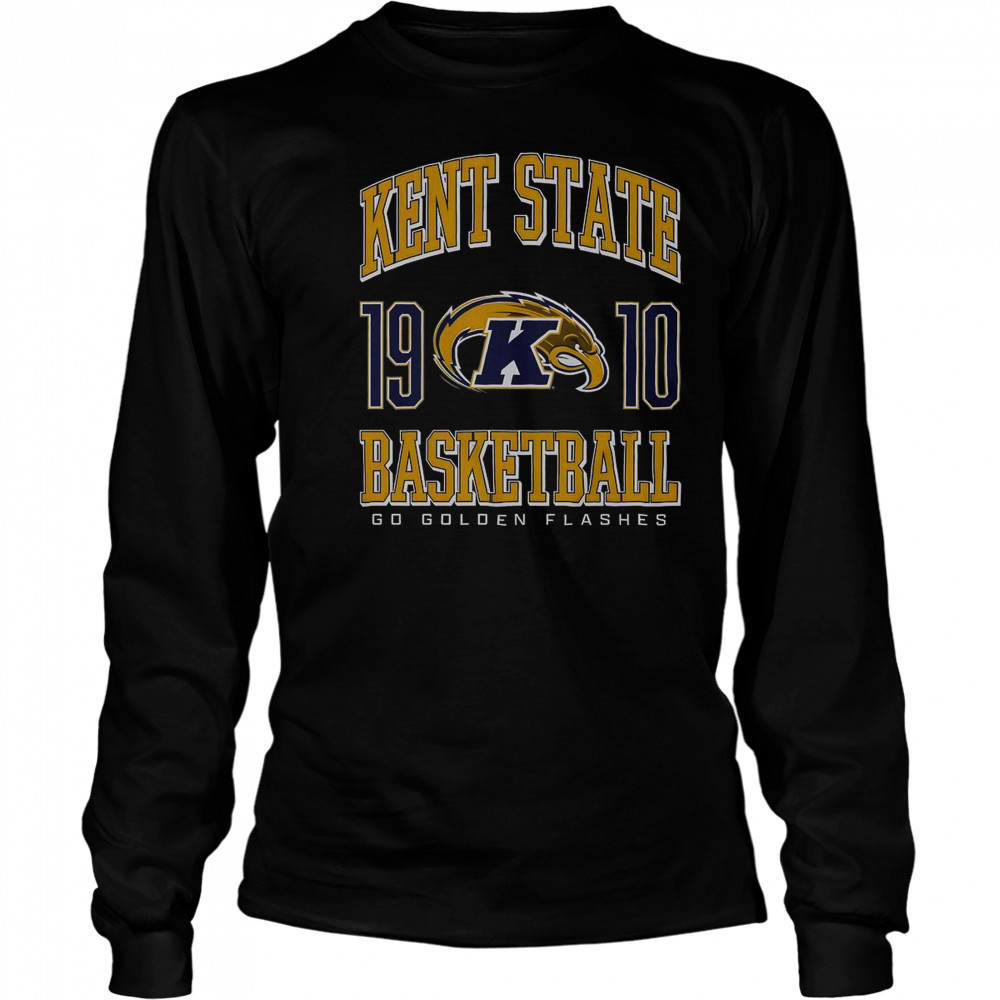 Kent State Golden Flashes Basketball T-Shirt Long Sleeved