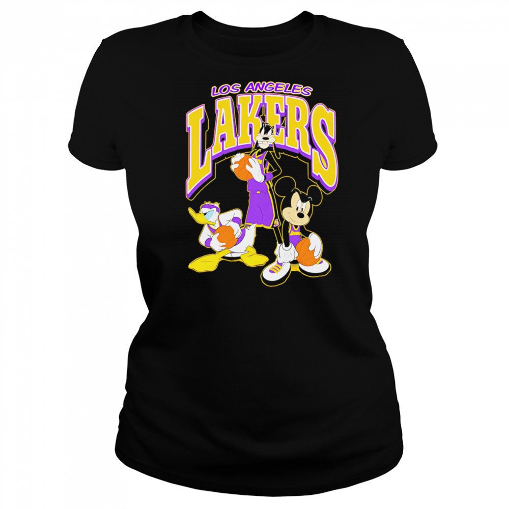 Lakers Disney Mickey Squad LA shirt Women's T-shirt