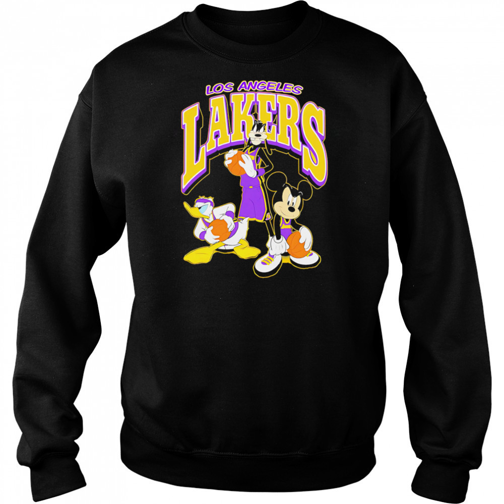 Lakers Disney Mickey Squad LA shirt Hoodie