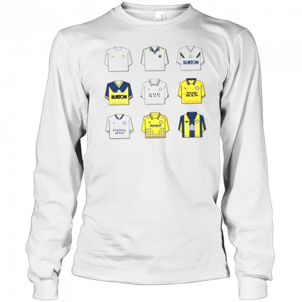 Leeds United FC tee history T shirt Long Sleeved