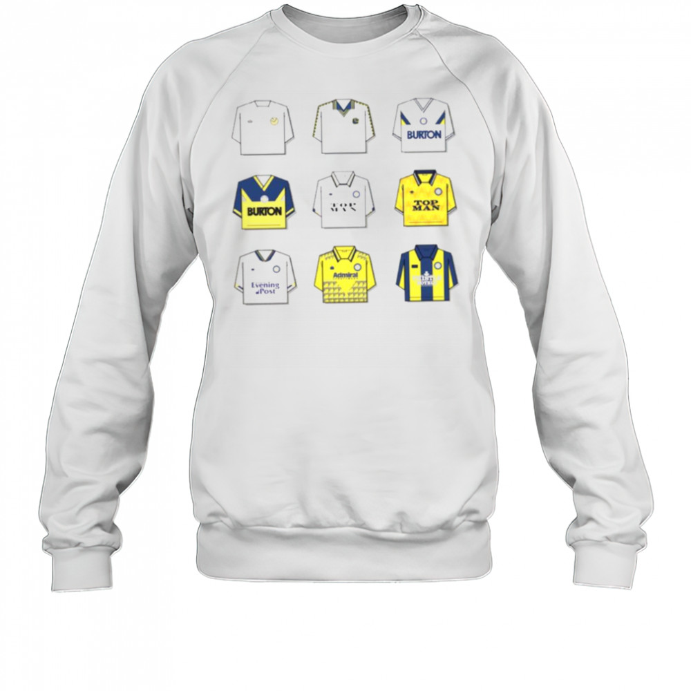 Leeds United FC tee history T shirt Sweatshirt