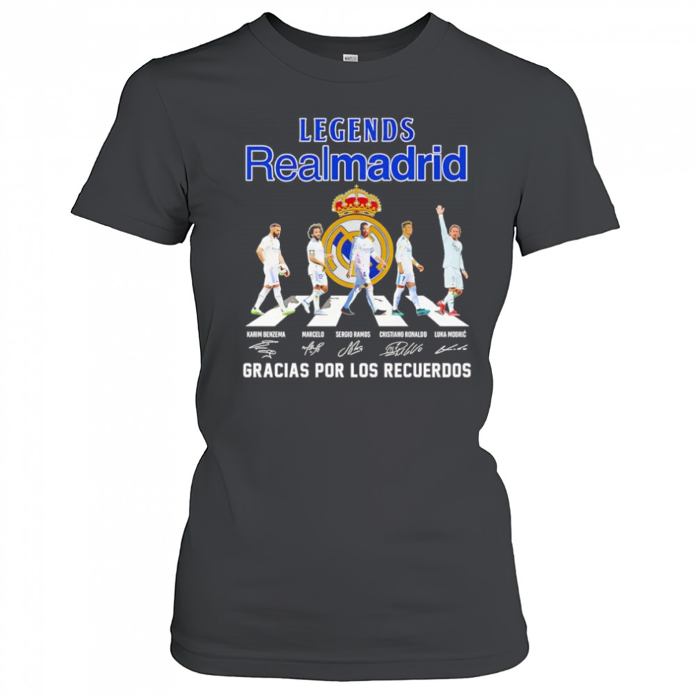 Legends Realmadrid gracias por los recuerdos shirt Women's T-shirt