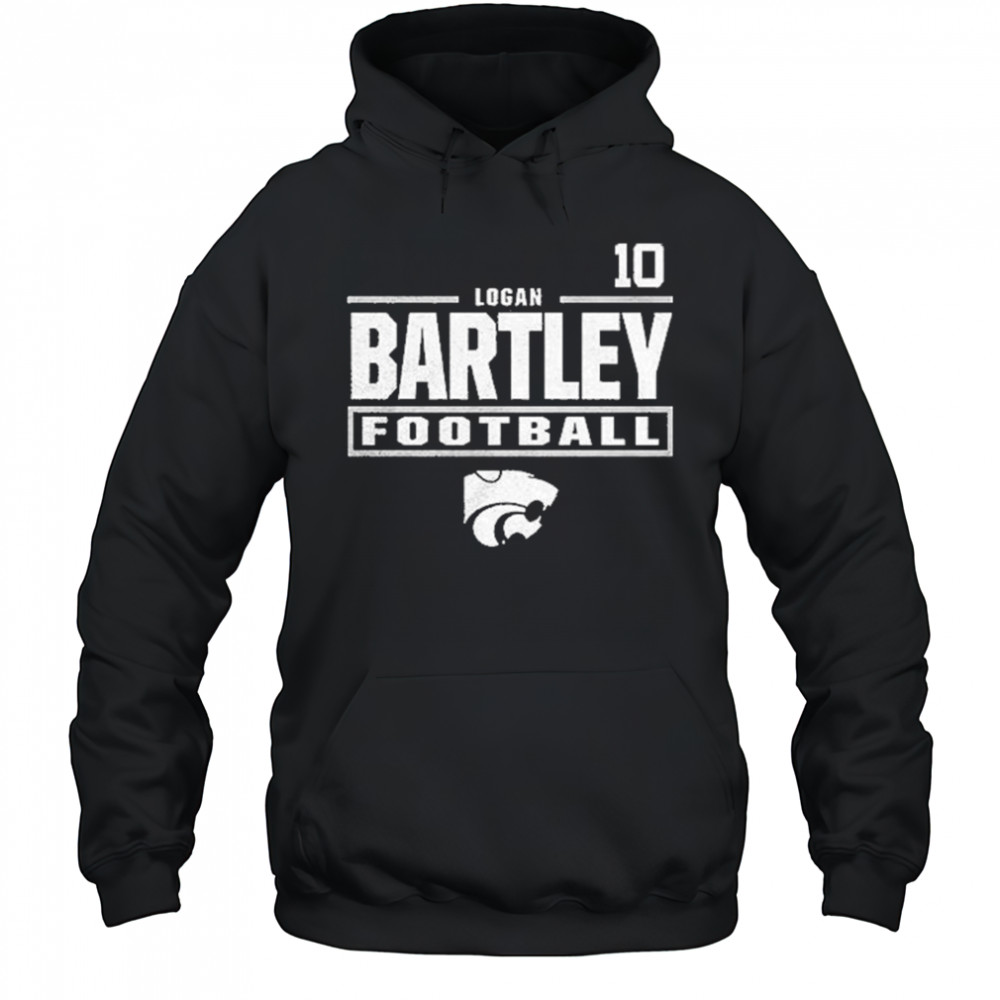 Logan Bartley Kansas State Wildcats Nil Stacked Box Player Special Shirt Hoodie