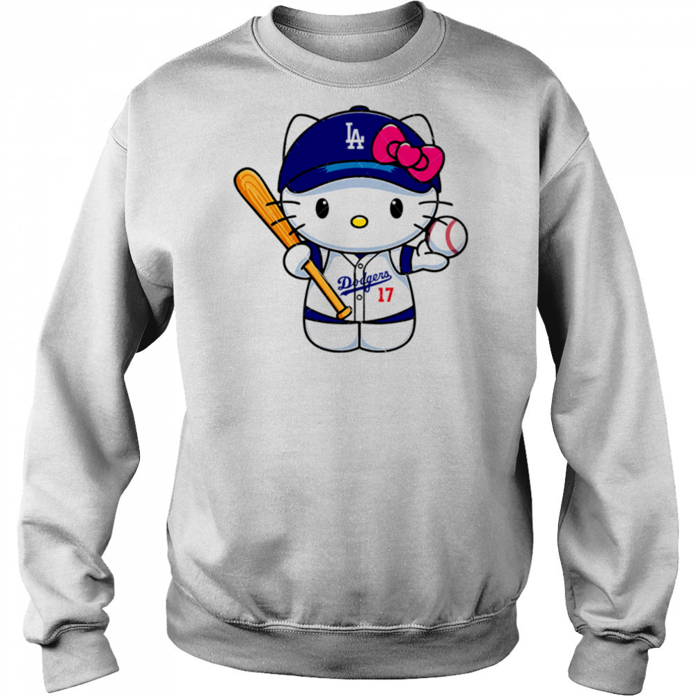 Los Angeles Dodgers Hello Kitty Hello Kitty Baseball shirt Hoodie