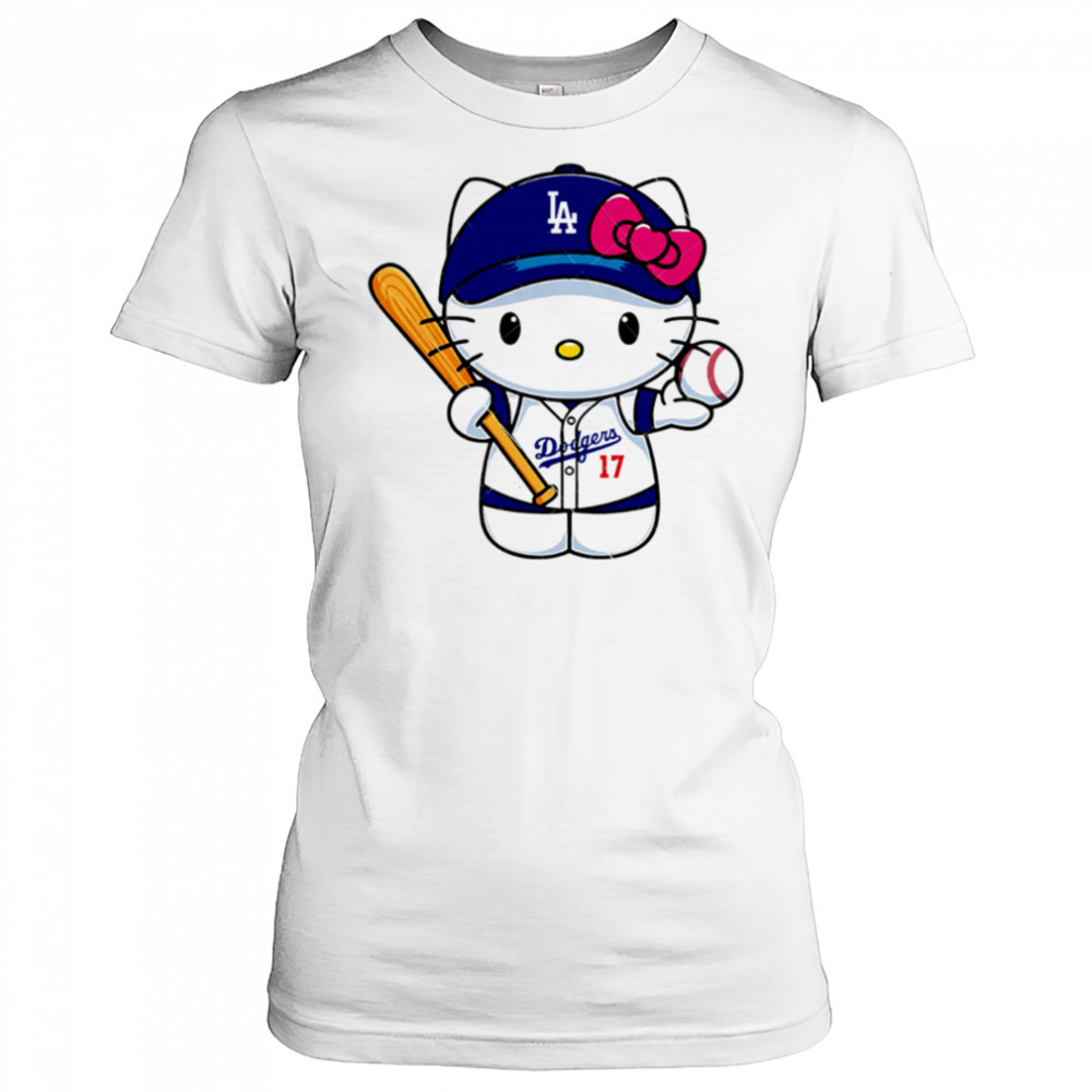 Los Angeles Dodgers Hello Kitty Hello Kitty Baseball shirt Women's T-shirt