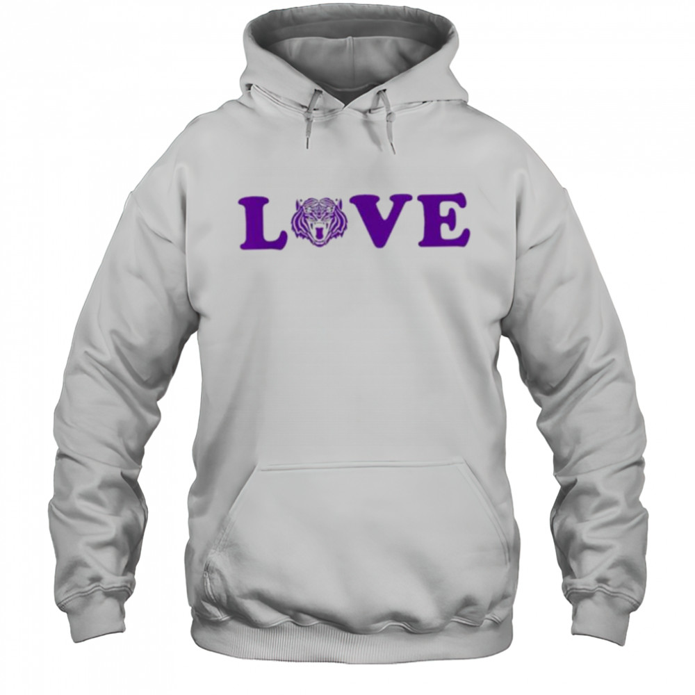 LSU Tigers love purple shirt Hoodie