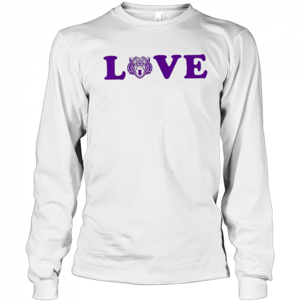 LSU Tigers love purple shirt Long Sleeved