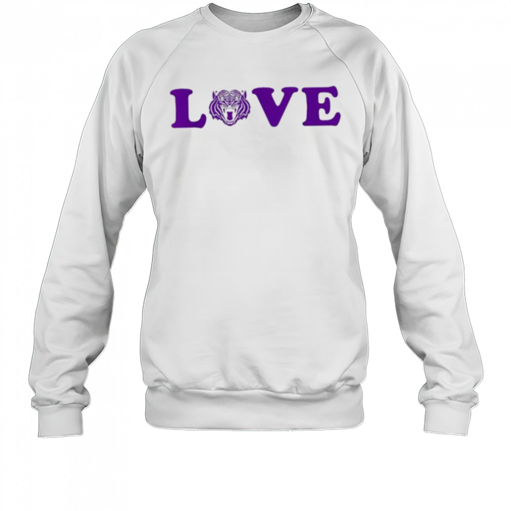 LSU Tigers love purple shirt Sweatshirt