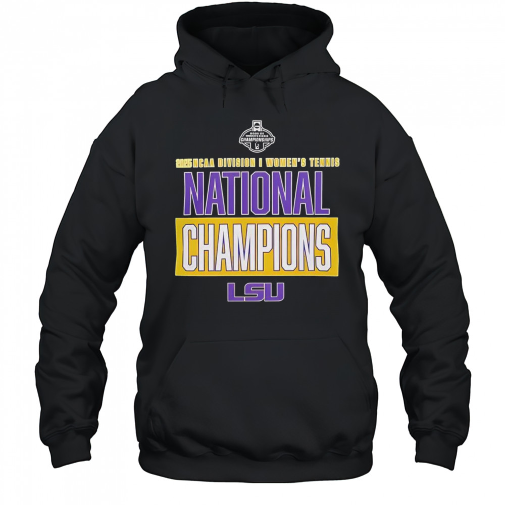 LSU Tigers Women’s Tennis 2025 NCAA DI National Champions T-Shirt Hoodie