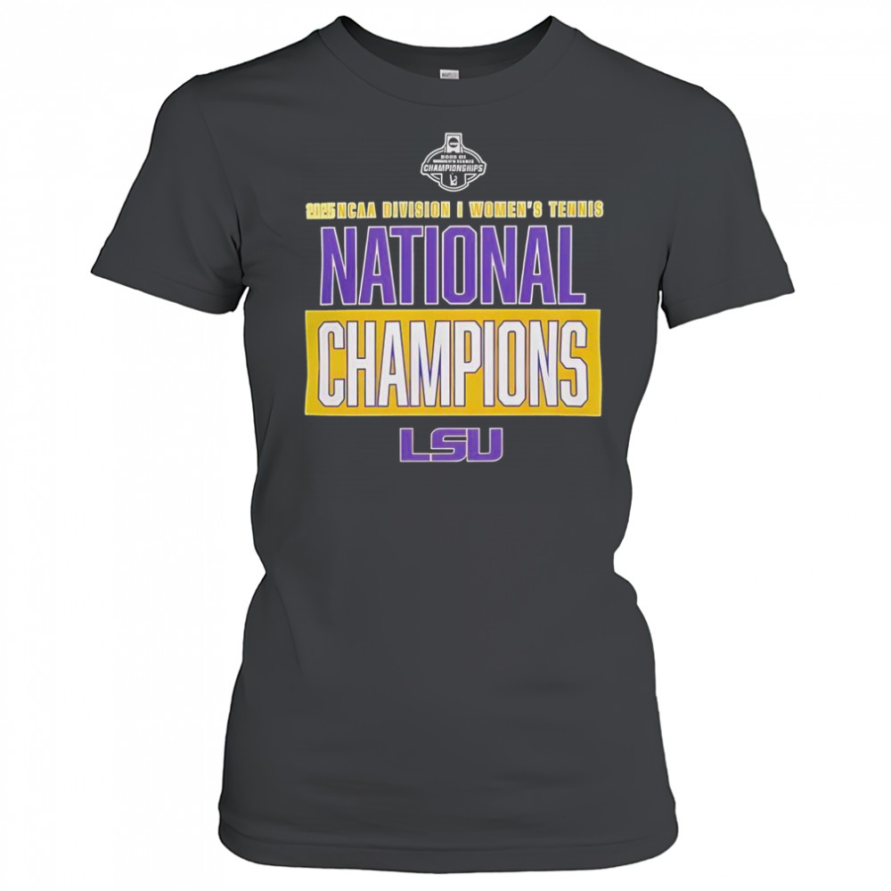 LSU Tigers Women’s Tennis 2025 NCAA DI National Champions T-Shirt Women's T-shirt