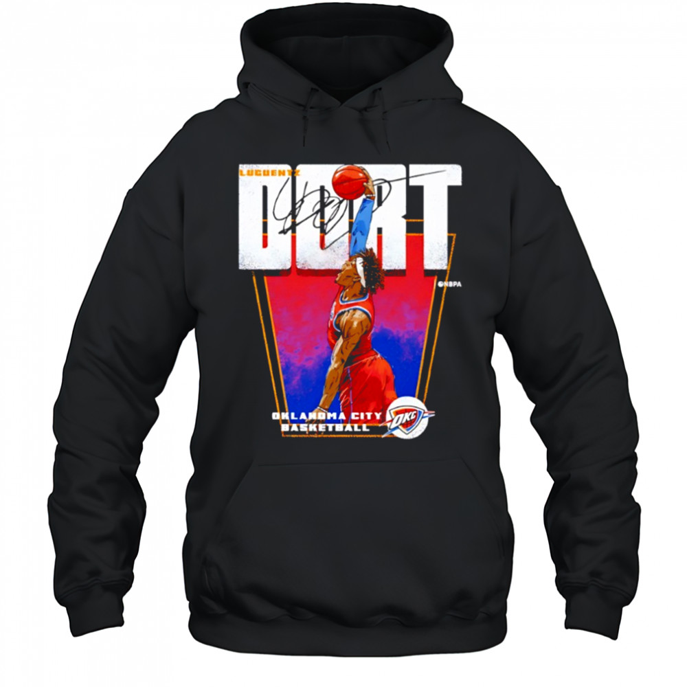 Luguentz Dort Oklahoma City Thunder NBA player basketball signature shirt Hoodie