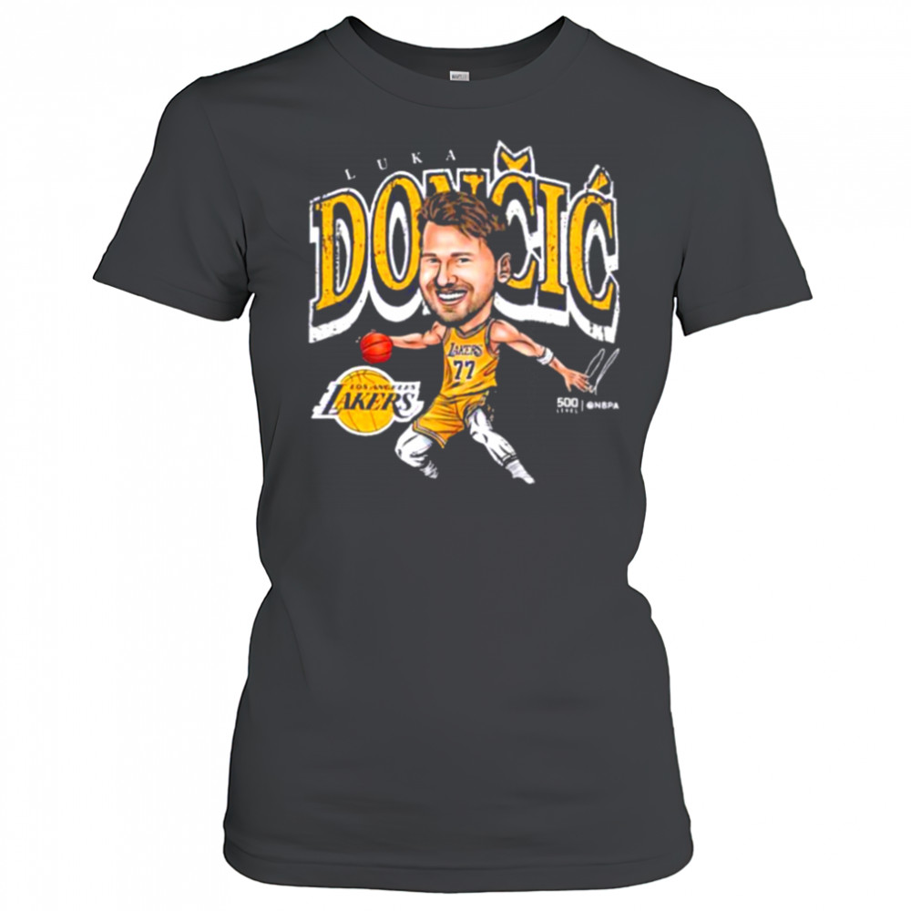 Luka Doncic Los Angeles Lakers Cartoon T shirts Women's T-shirt