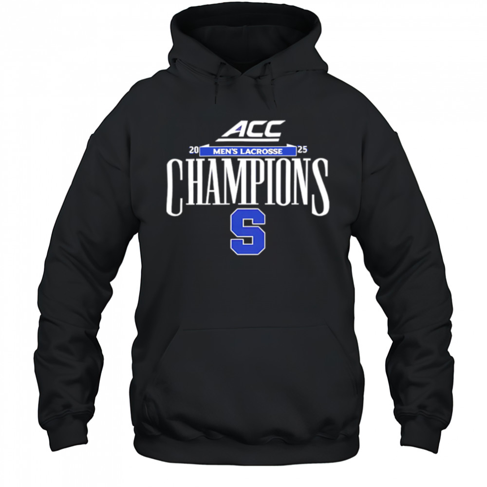 Men’s Lacrosse 2025 ACC Champs Locker Room shirt Hoodie