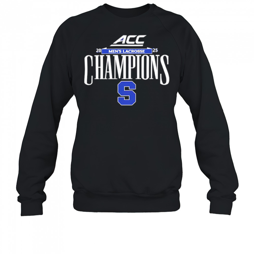 Men’s Lacrosse 2025 ACC Champs Locker Room shirt Sweatshirt