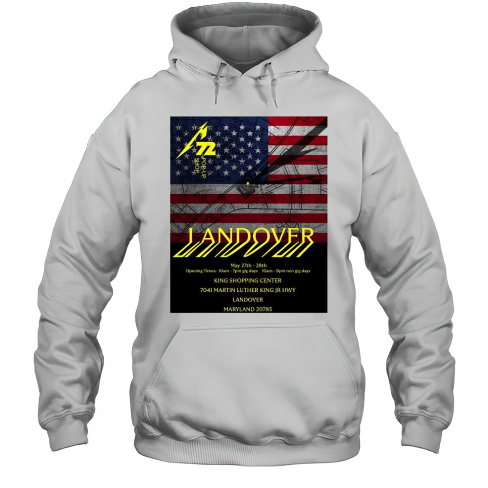Metallica M72 Landover May 27-28 2025 Maryland t-shirt Hoodie