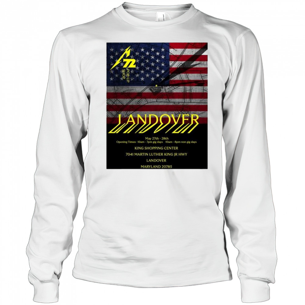 Metallica M72 Landover May 27-28 2025 Maryland t-shirt Long Sleeved