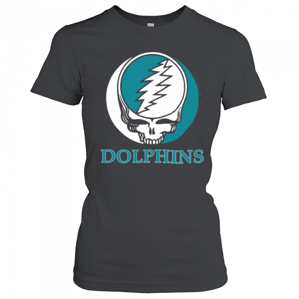 Miami Dolphins Grateful Dead logo shirt Women's T-shirt