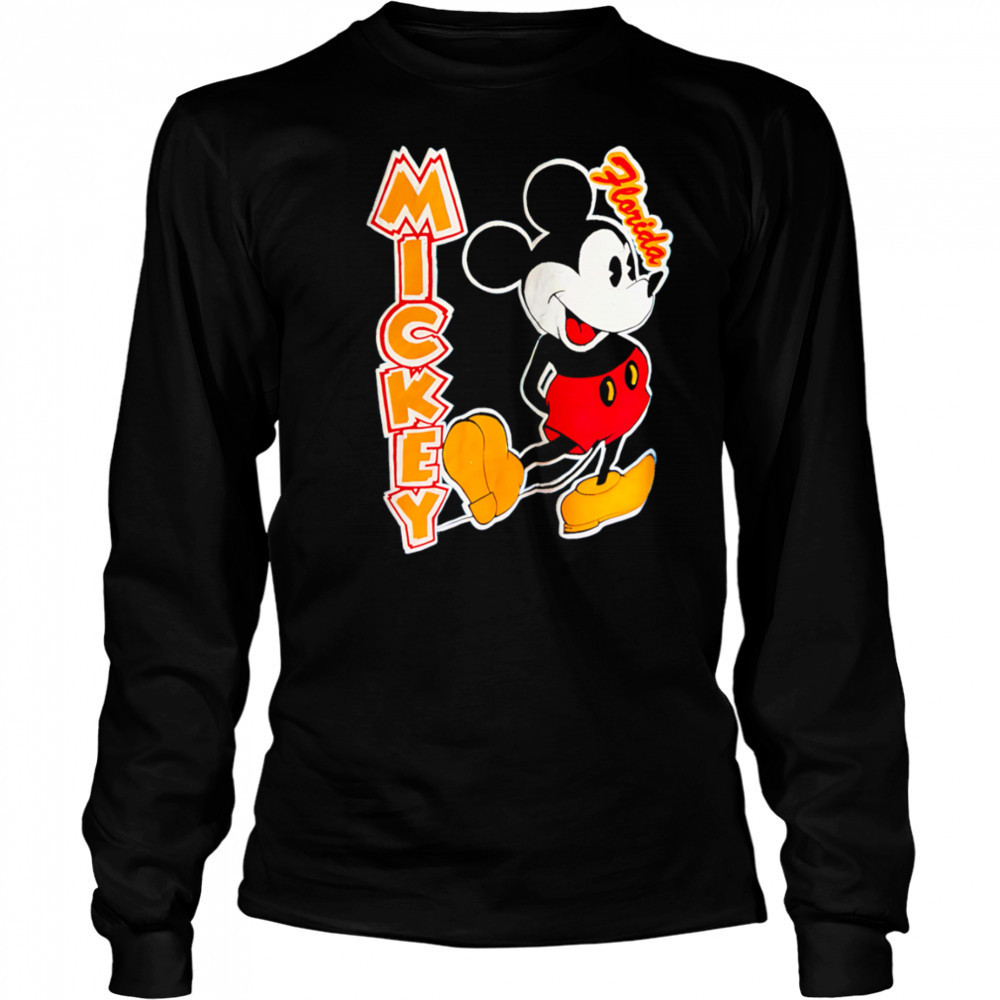 Mickey Florida funny cartoon shirt Long Sleeved