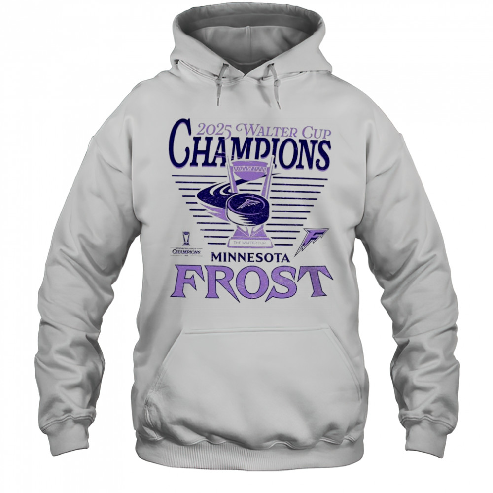Minnesota Frost Stadium Essentials Championship Upwards 25 Crew Shirt Hoodie