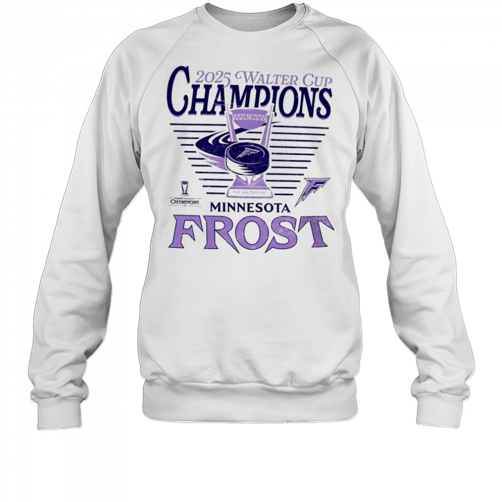 Minnesota Frost Stadium Essentials Championship Upwards 25 Crew Shirt Sweatshirt