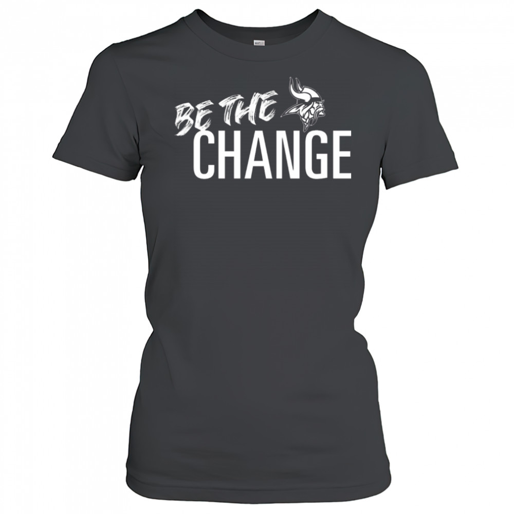 Minnesota Vikings NFL Be The Change 2025 t-shirt Women's T-shirt