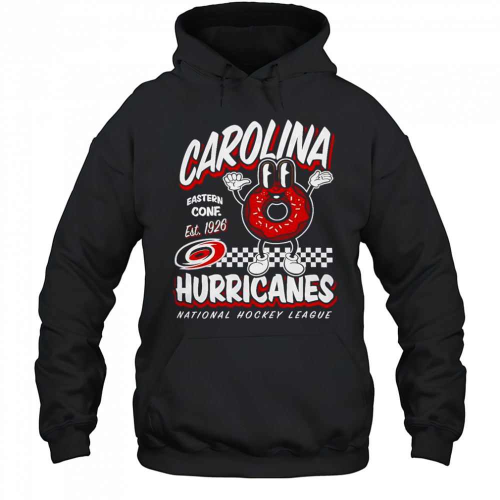 Mitchell & Ness Carolina Hurricanes Black Local Food 2025 T-Shirt Hoodie