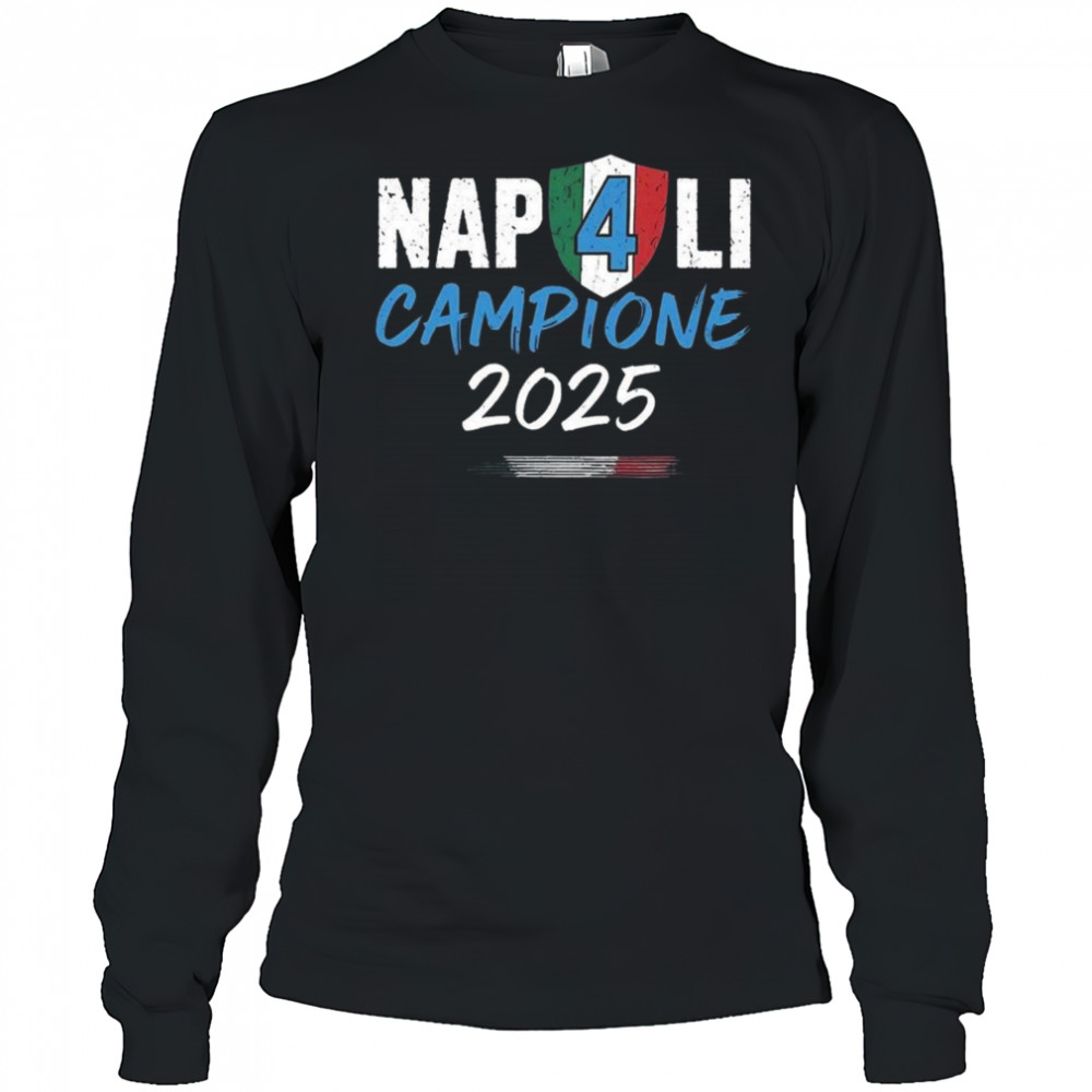 Napoli Campione 2025 Shirt Long Sleeved