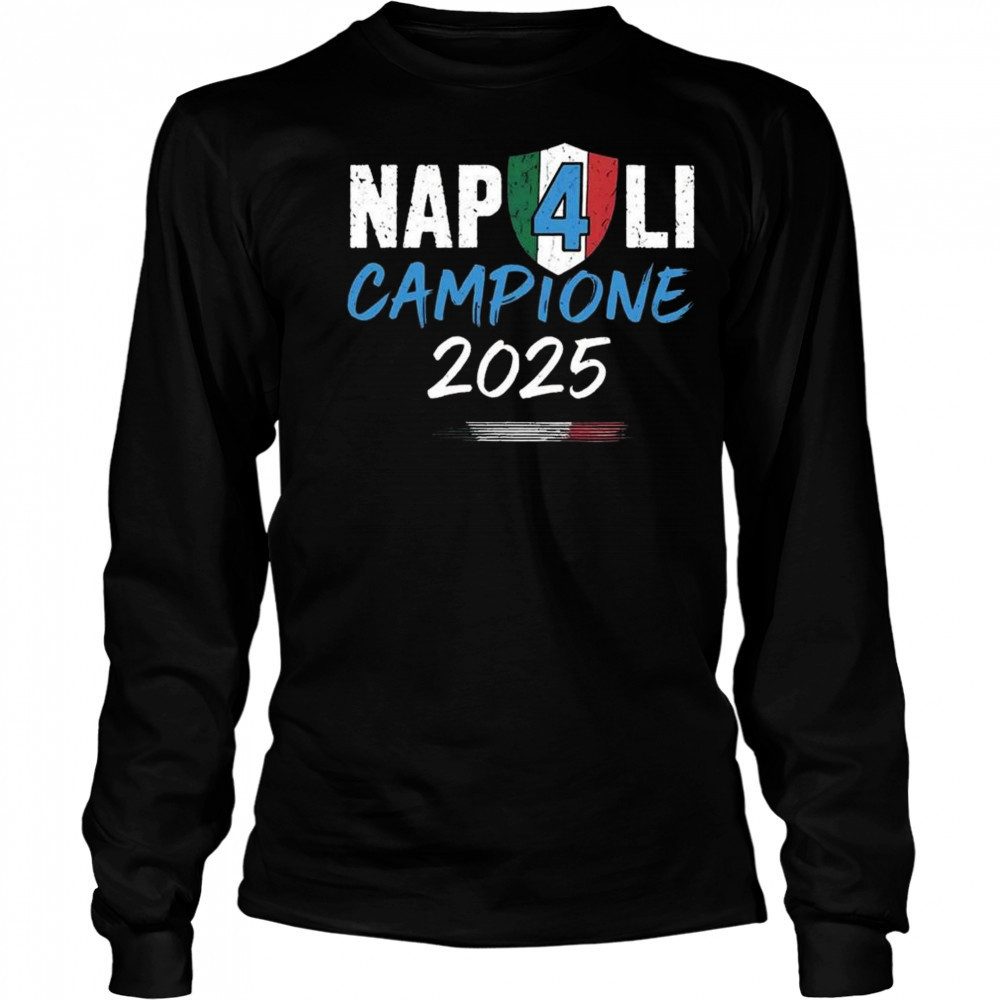 Napoli Campione 2025 Shirt Long Sleeved