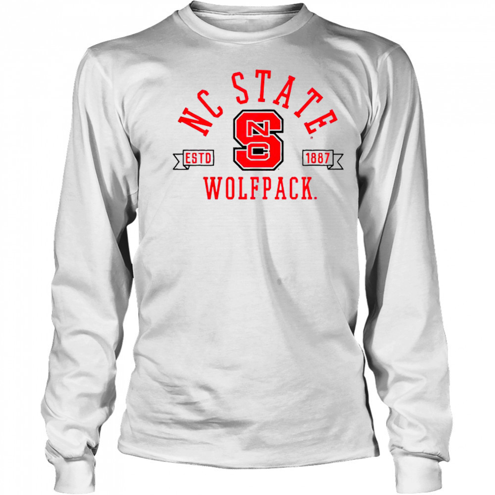 NC State Estd 1887 Wolfpack T-Shirt Long Sleeved