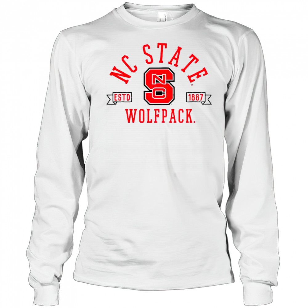 NC State Estd 1887 Wolfpack T-Shirt Long Sleeved