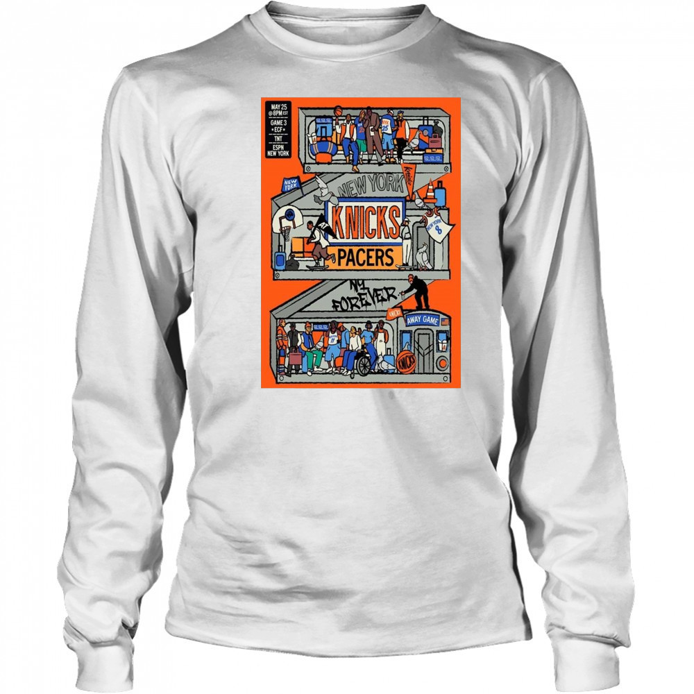 New York Knick New Game Day Series 2025 ECF Campaign NBA Shirt Long Sleeved