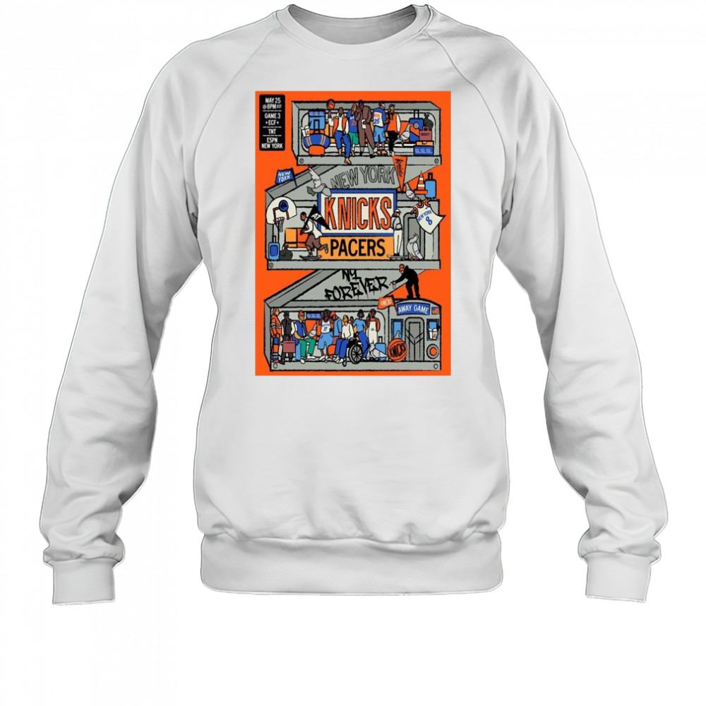New York Knick New Game Day Series 2025 ECF Campaign NBA Shirt Sweatshirt