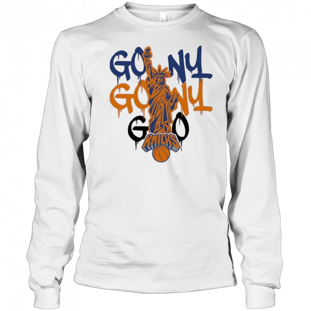 New York Knicks Liberty Go NY Go Shirt Long Sleeved