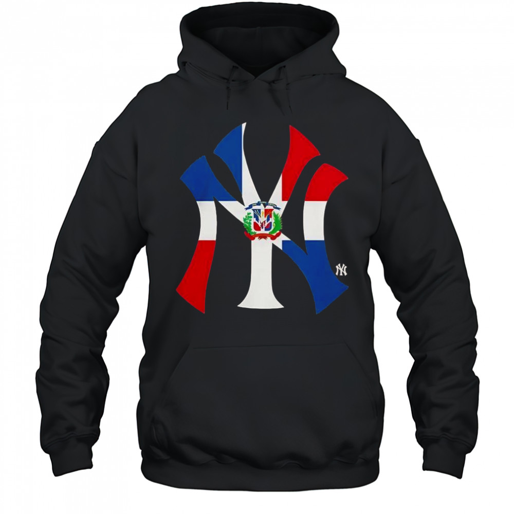 New York Yankees Dominican Republic Flag Logo T-Shirt Hoodie