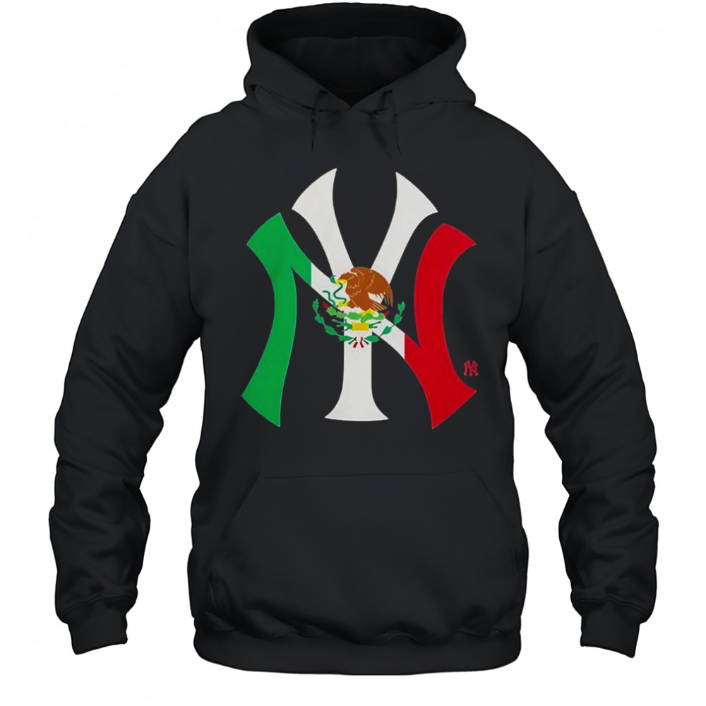 New York Yankees Mexican Flag Logo T-Shirt Hoodie