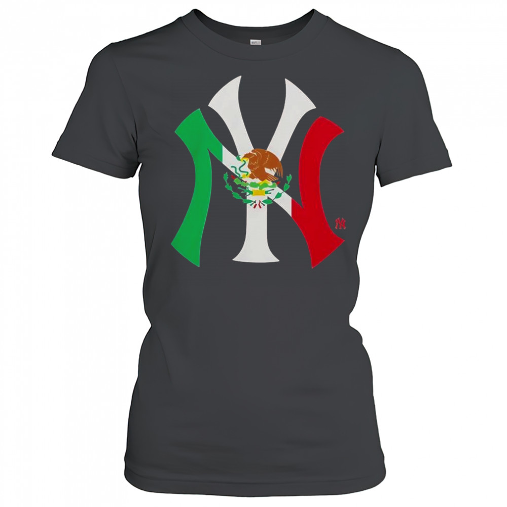 New York Yankees Mexican Flag Logo T-Shirt Women's T-shirt