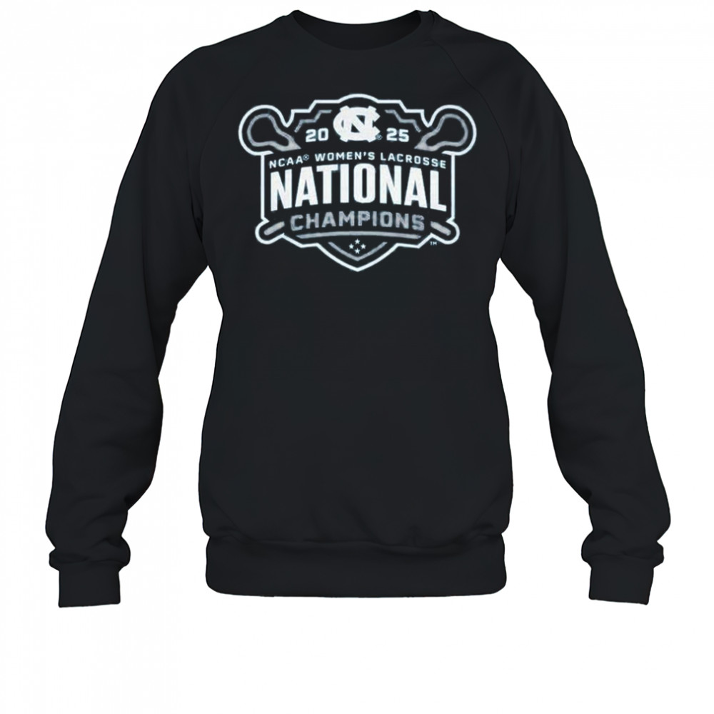 North Carolina Tar Heels 2025 NCAA Women’s Lacrosse National Champions Inside Carolina t-shirt Sweatshirt